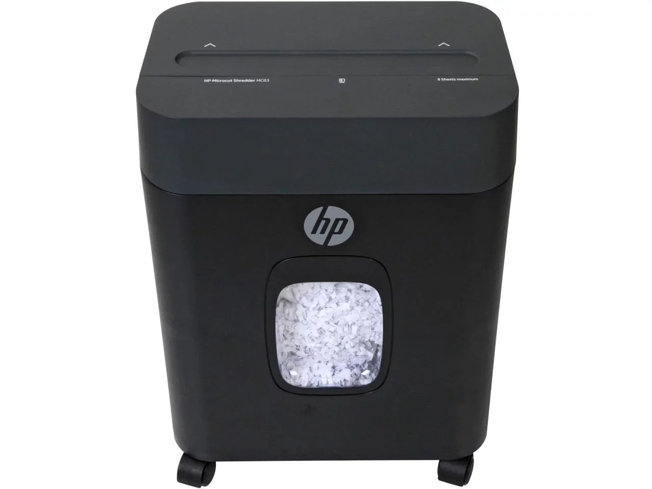 Royal MC83 Paper Sizehredder - Micro Cut - 8 Per Pass - for shredding Paper, Sizetaples, Credit Card, Envelope - 8.75" Throat - 3 Minute Run Time - 40 Minute Cool Down Time - 3.40 gal Wastebin Capacity