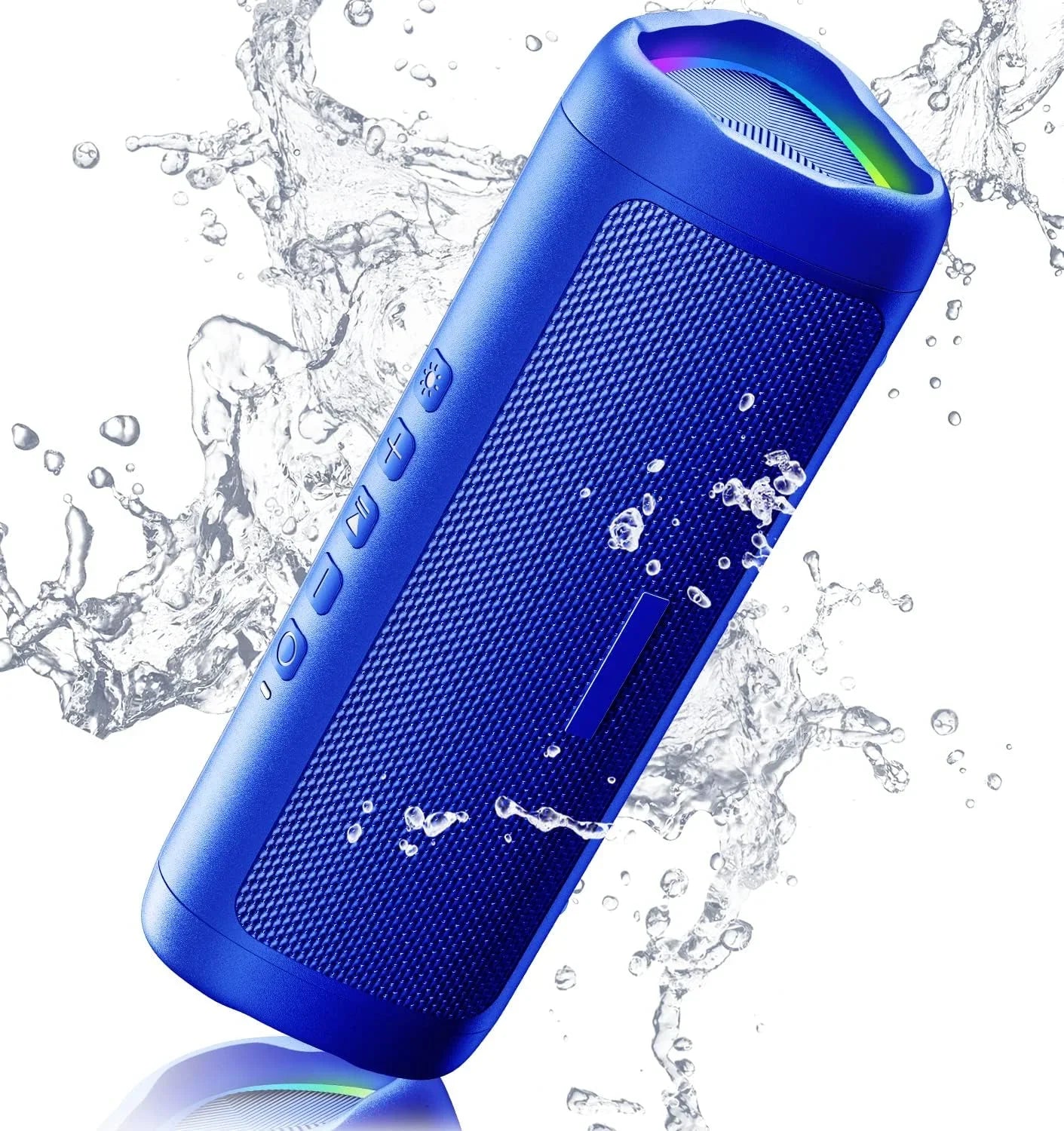 Bluetooth Portable Sizepeakers with HD Sizeound, IPX5 Waterproof, Up to 24H Playtime, TWSize Pairing, BT5.3,