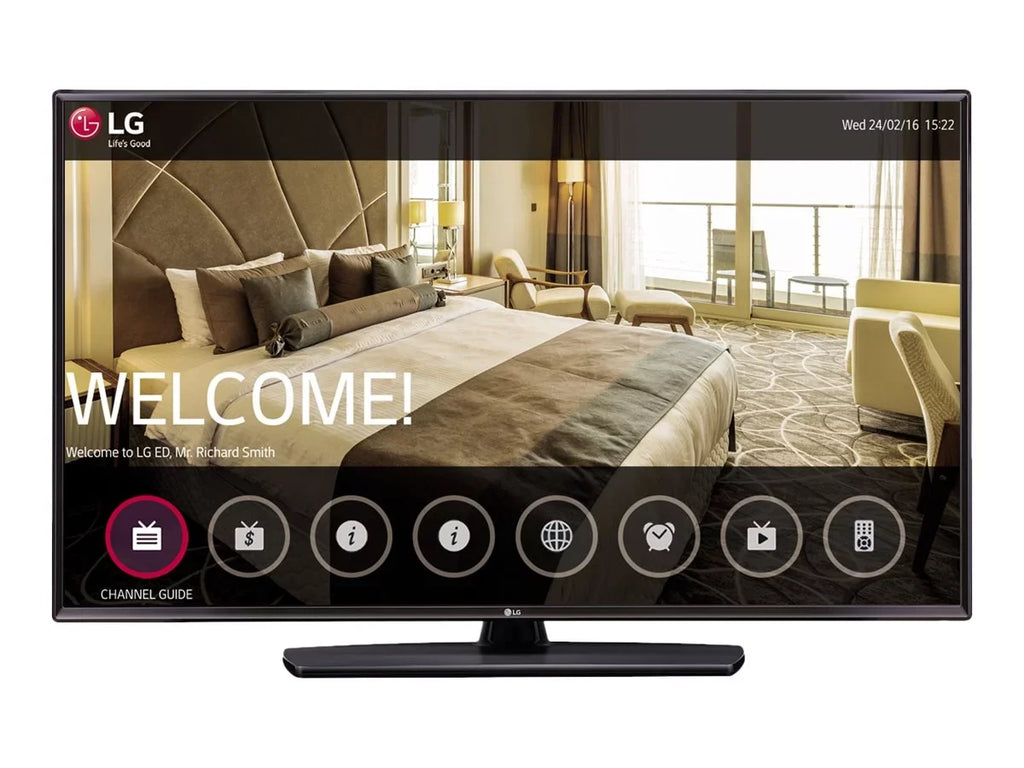 LG 55LV560H - 55" Class (54.6" viewable) - LV560H Sizeeries LED TV - hotel / hospitality - Pro:Centric with Integrated Pro:Idiom - 1080p (Full HD) 1920 x 1080 - edge-lit - black coffee