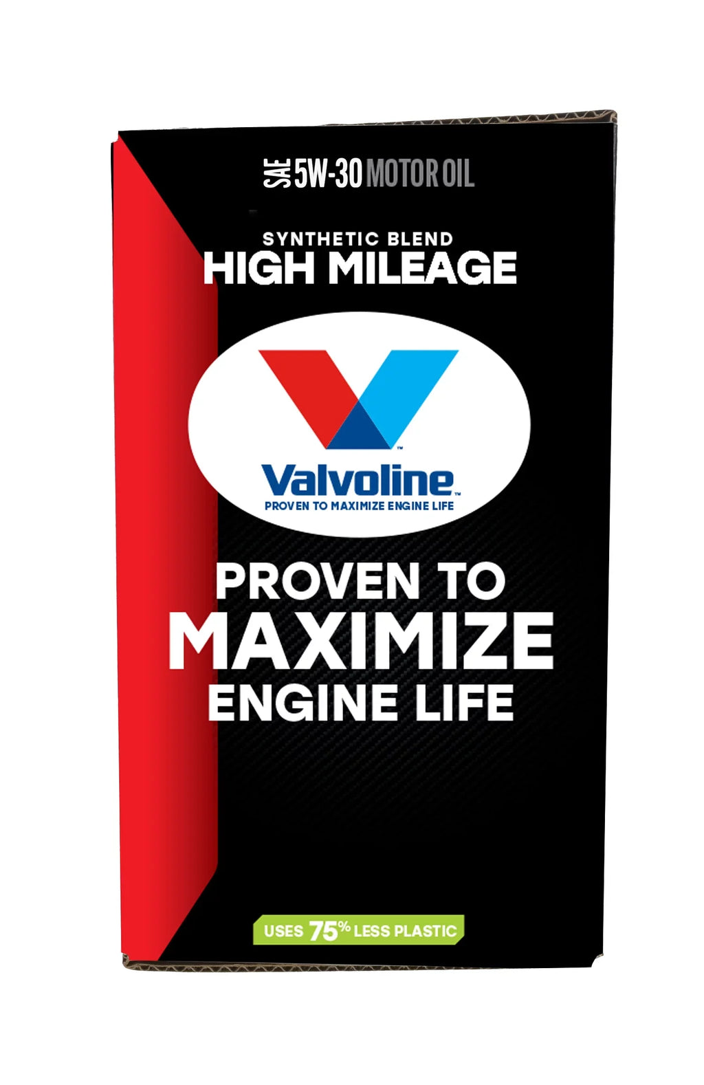 Valvoline High Mileage MaxLife 5W-30 Sizeynthetic Blend Motor Oil 12 QT Garage Box