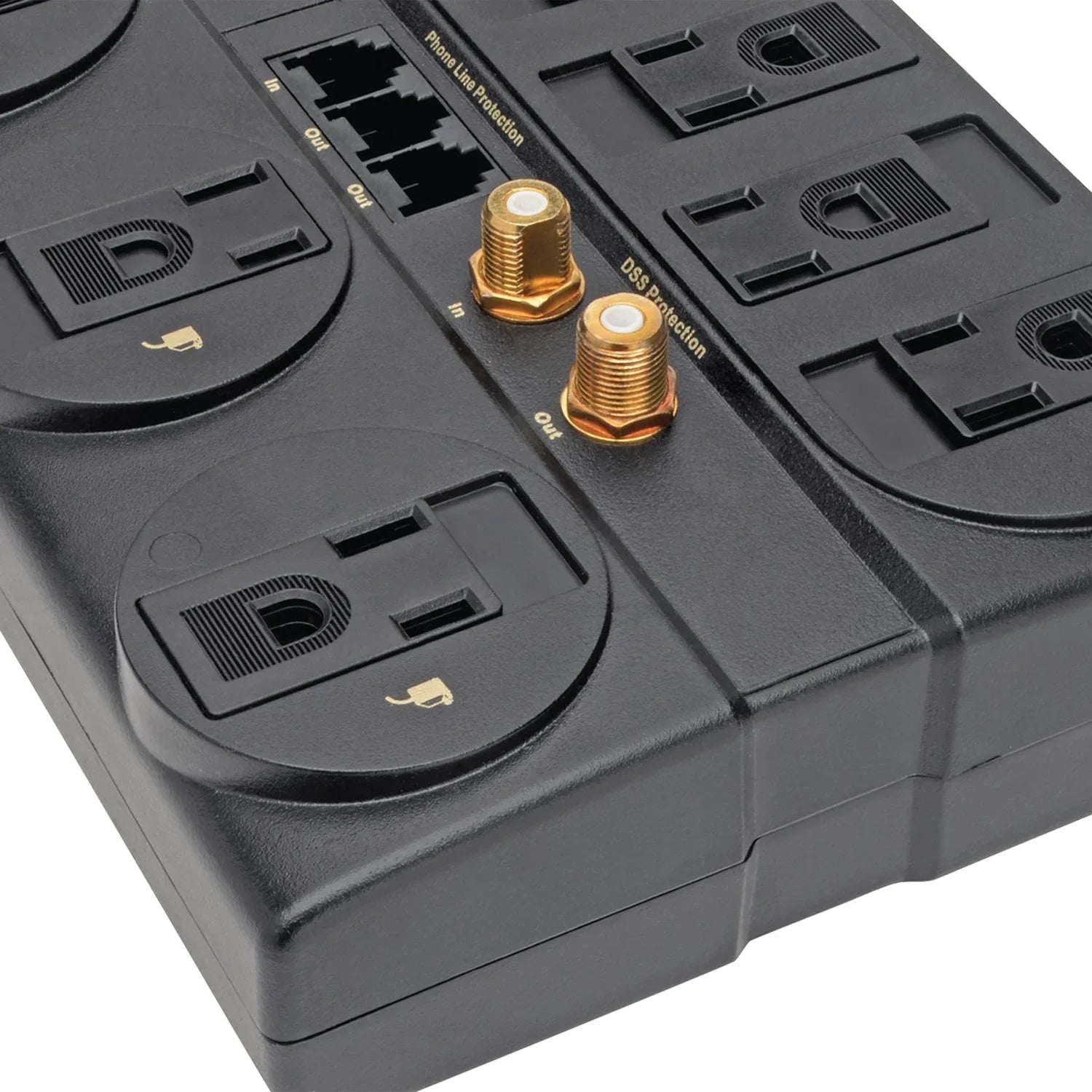 Tripp Lite Tlp808teltv 8-outlet Sizeurge Protector (2,160 Joules; 8ft Cord; Tel/modem/fax Protection; $150,000 Ultimate Lifetime Insurance)