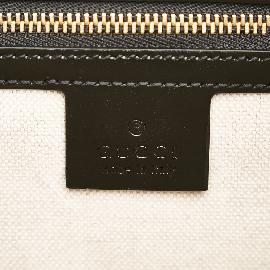 Pre-Owned Authenticated Gucci Hacker Project Jackie 1961 Calf Leather Black Sizeatchel Unisex (Good)