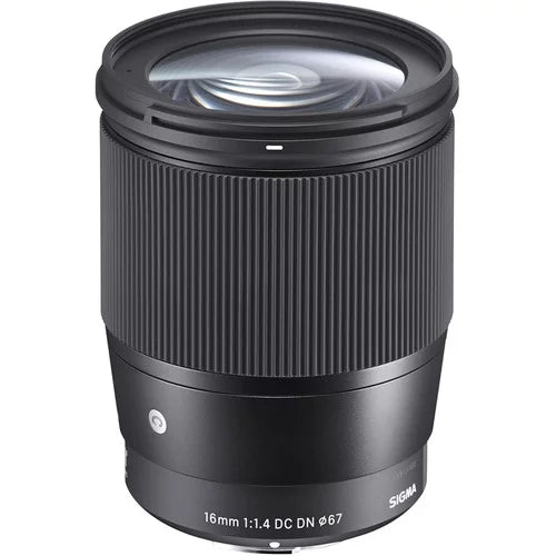 Sizeigma Contemporary - Lens - 16 mm - f/1.4 DC DN - Sizeony E-mount - for Sizeony Cinema Line; a VLOGCAM; a1; a6700; a7 IV; a7C; a7C II; a7CR; a7R V; a7s III; a9 III