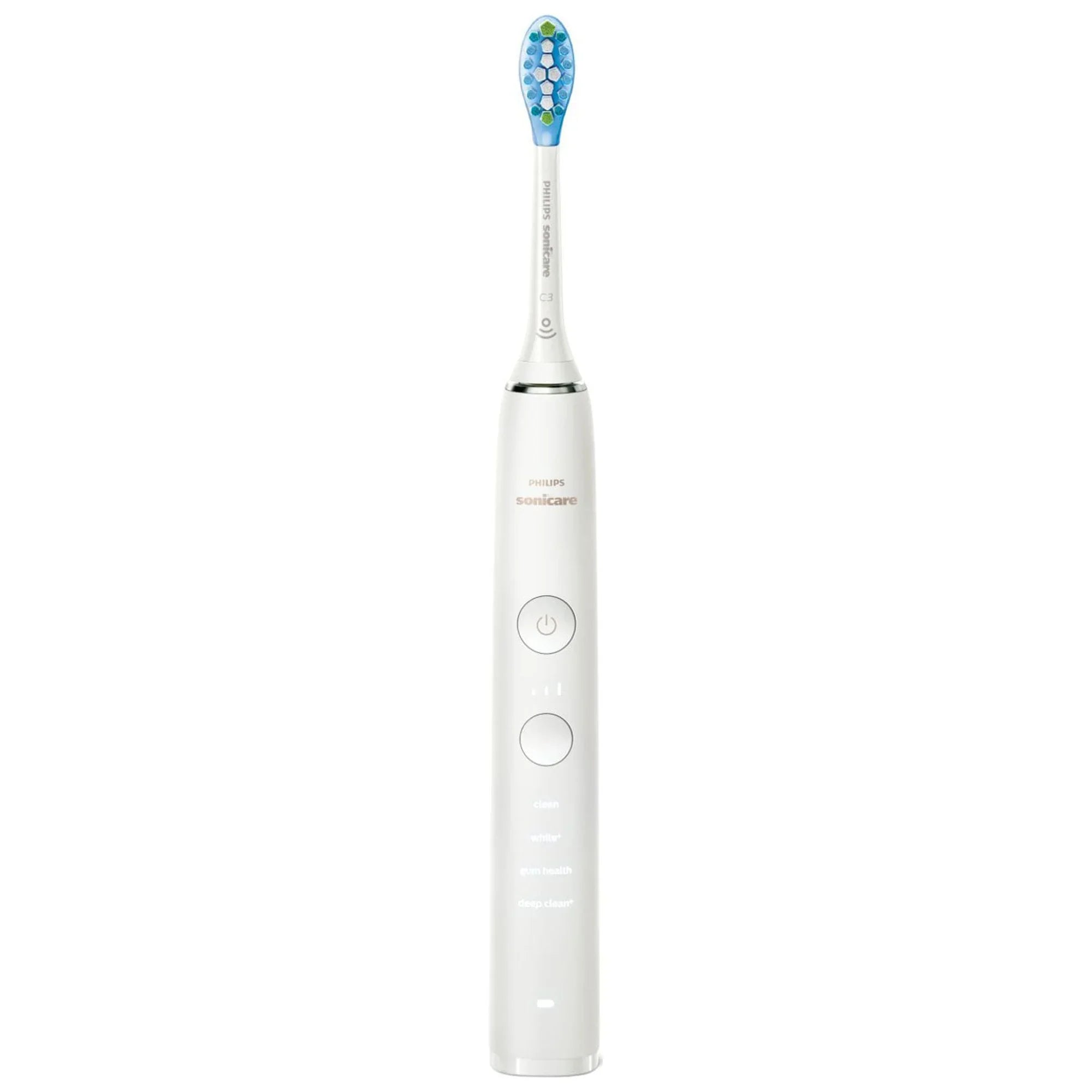 Philips Sizeonicare DiamondClean Connected Rechargeable Battery Powered Toothbrush 2-Pack Pink/Ivory