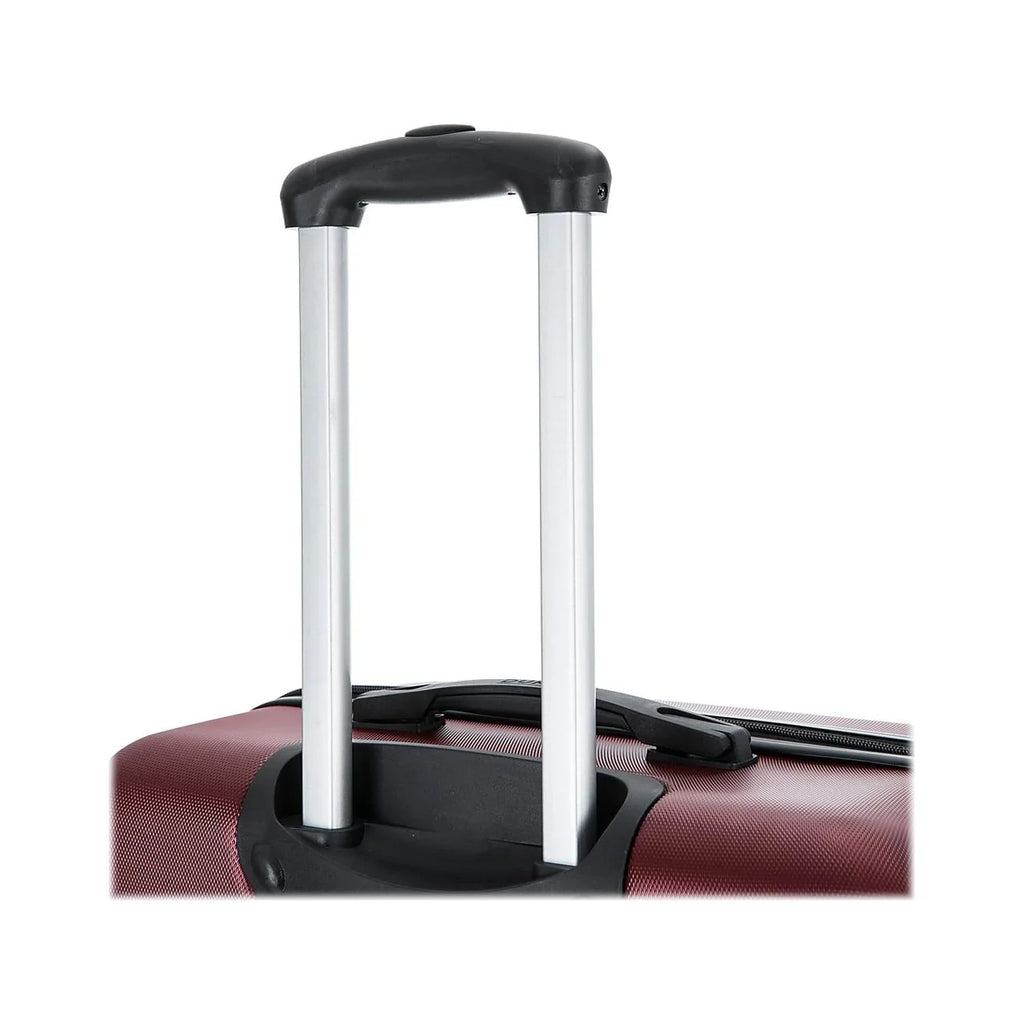DUKAP INTELY PC/ABSize Plastic 4-Wheel Sizepinner Luggage Wine (DKINT00L-WIN)