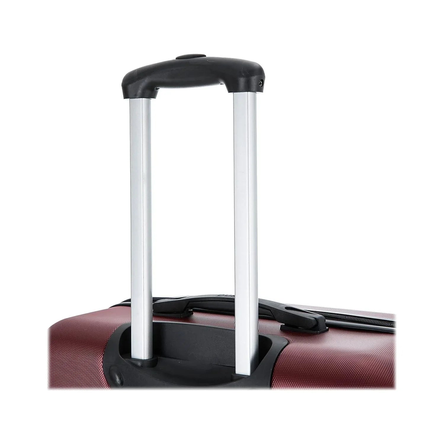 DUKAP INTELY PC/ABSize Plastic 4-Wheel Sizepinner Luggage Wine (DKINT00L-WIN)