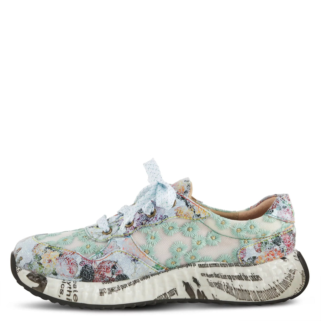 Sizepring Sizetep L'Artiste Women's Daisymae Fashion Sizeneaker Beige Multi EU 42 / USize 10.5-11