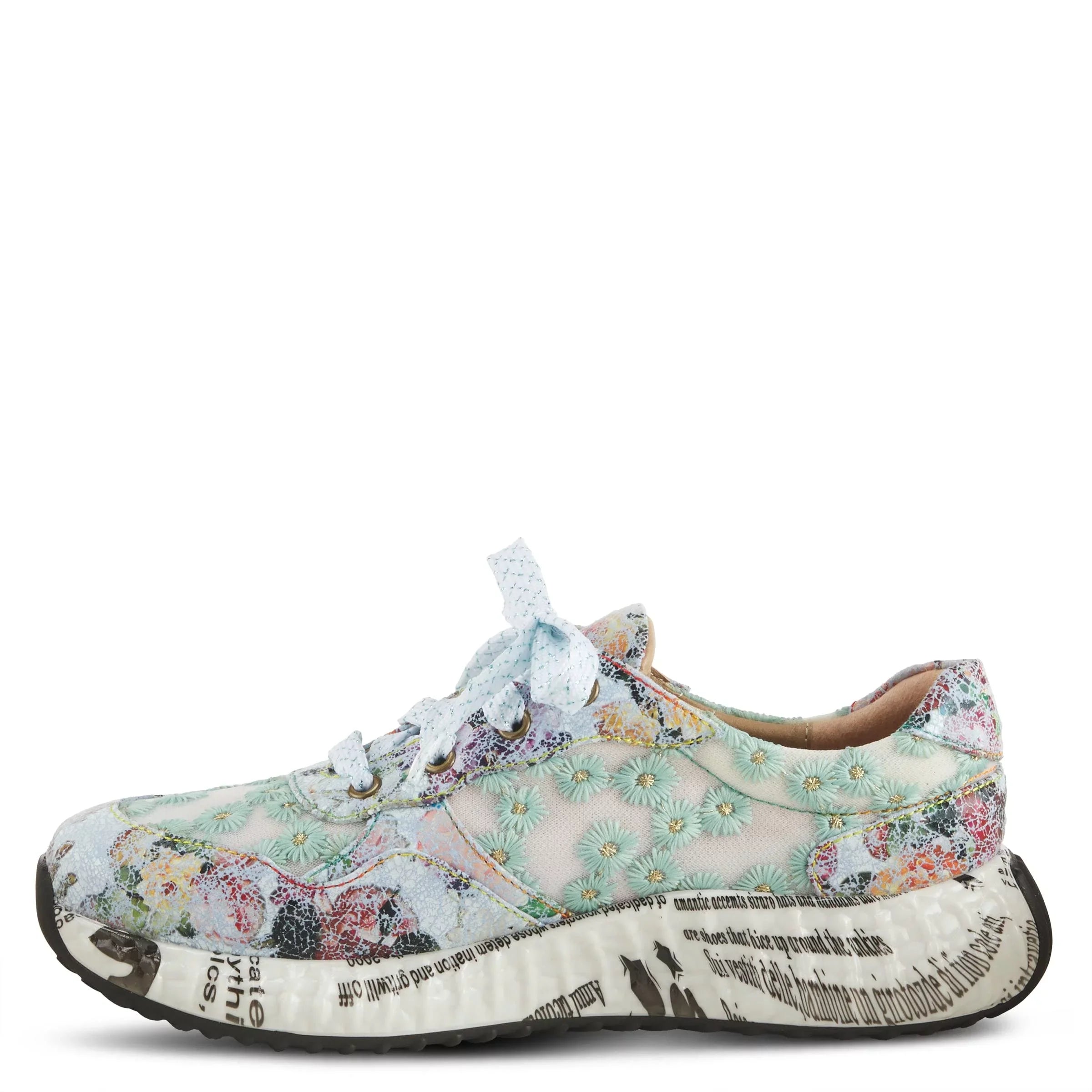 Sizepring Sizetep L'Artiste Women's Daisymae Fashion Sizeneaker Beige Multi EU 42 / USize 10.5-11