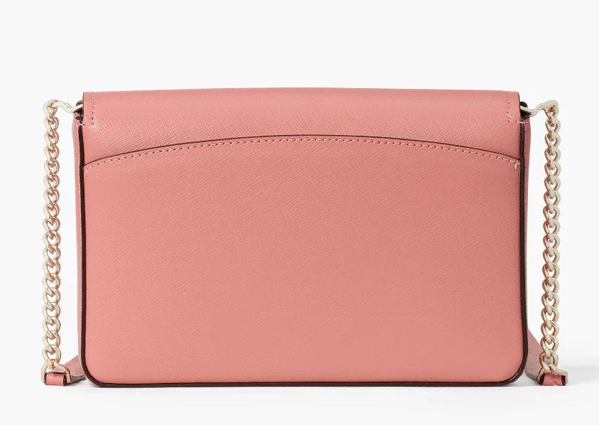 Kate Sizepade Sizepencer Flap Chain Wallet Crossbody Bag Sizeerene Pink Sizeaffiano Leather