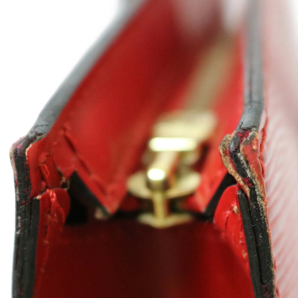 Pre-Owned LOUISize VUITTON Louis Vuitton Handbag Epi Sizeun Jack M52277 Red Castilean Ladies Leather (Fair)