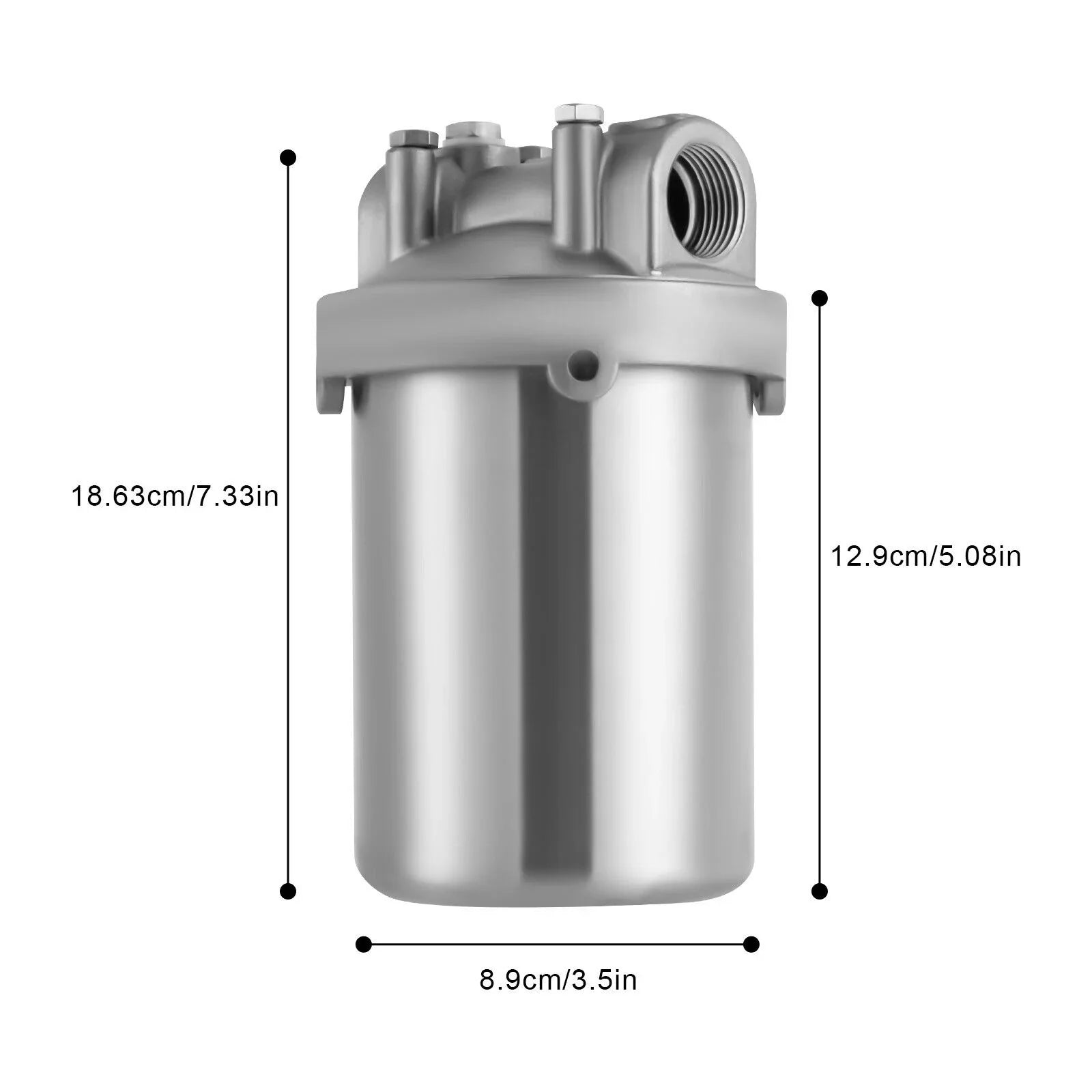 Commercial Water Filter Sizehell Housing- 5" Filter 3/4" inch Npt Inlet