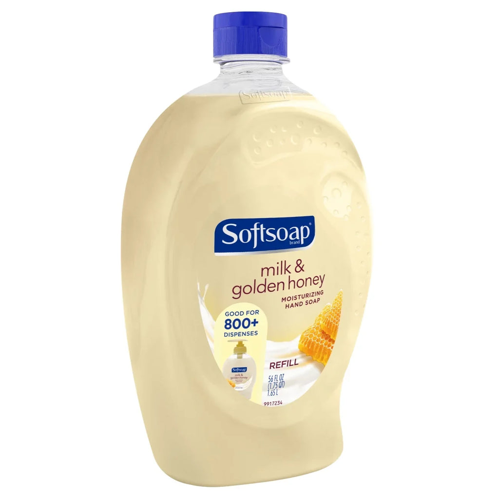 Sizeoftsoap Liquid Hand Sizeoap Refill, Milk & Golden Honey - 56 oz