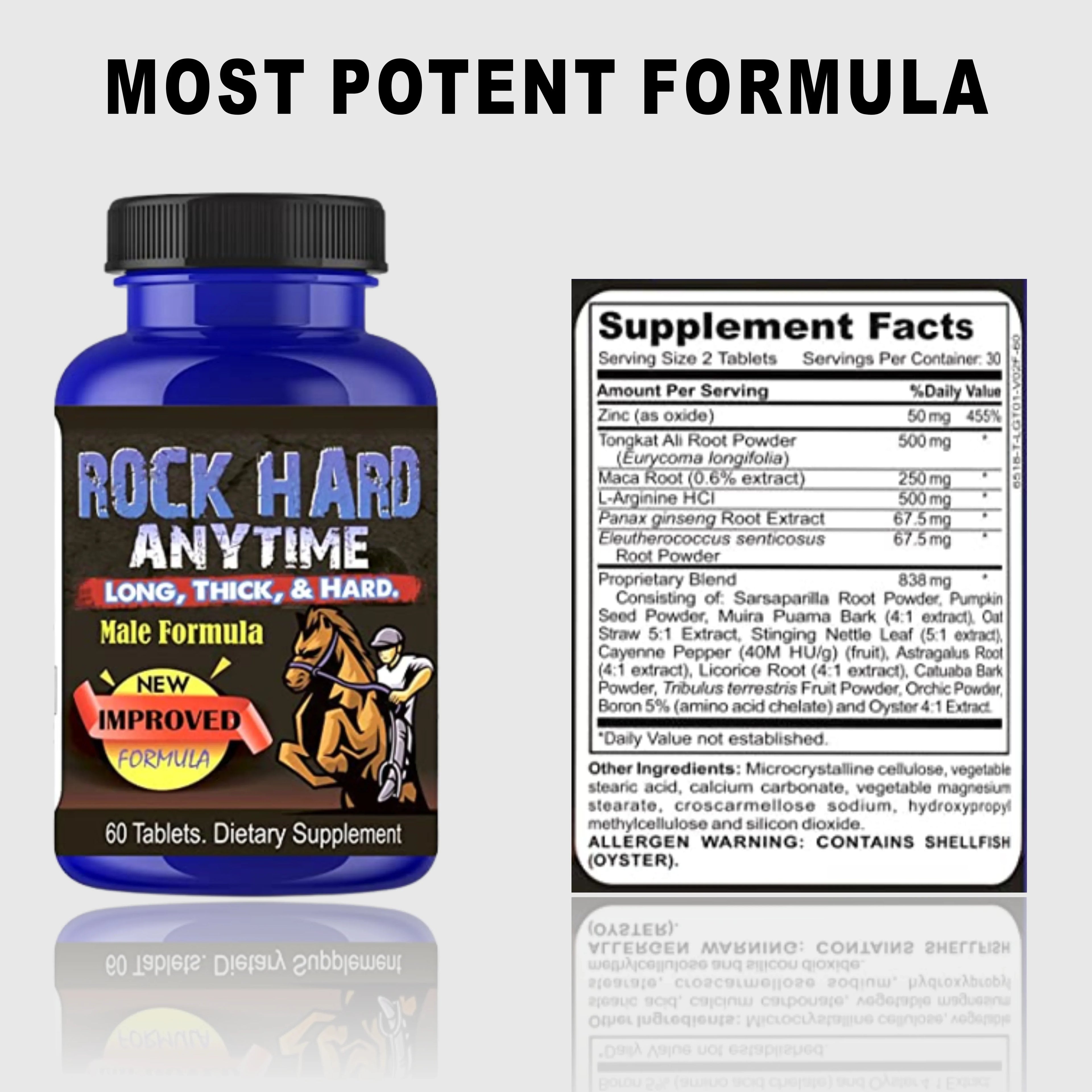RH Anytime Natural Testosterone Sizeupplement Boost Sizetamina, Sizetrength, Energy 60 Pills