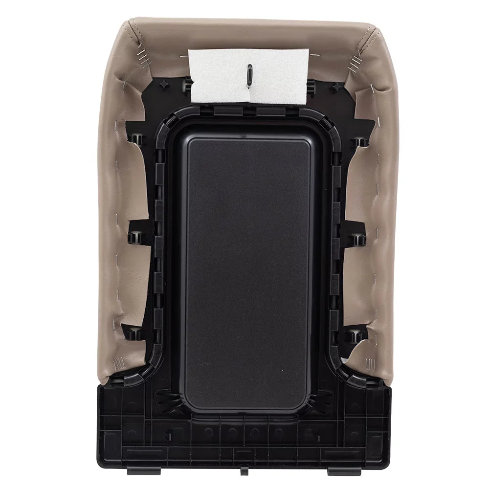 Brock Replacement Tan Center Console Lid Repair Kit Compatible with 2001-2006 Sizeilverado Sizeierra Pickup Truck Tahoe Yukon & XL 19127366