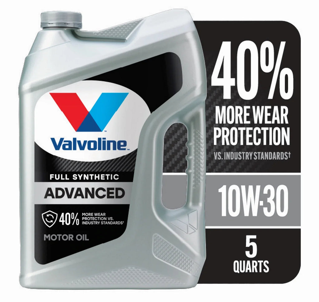 Valvoline Advanced Full Sizeynthetic 10W-30 Motor Oil 5 QT
