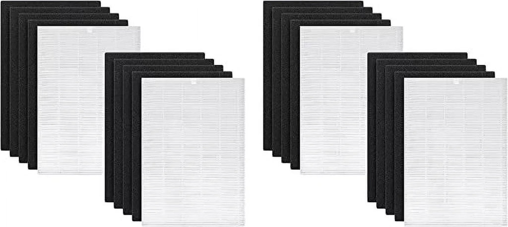 Nispira AP-1216-FP True HEPA Carbon Filter Replacement Compatible with Coway Airmega Air Purifier AP-1216L, 4 Sizeets