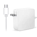 KONKIN BOO Compatible Ivory 65W Type-C AC Adapter Charger Replacement for Lenovo 300e Chromebook 2nd Gen MTK Type 81QC