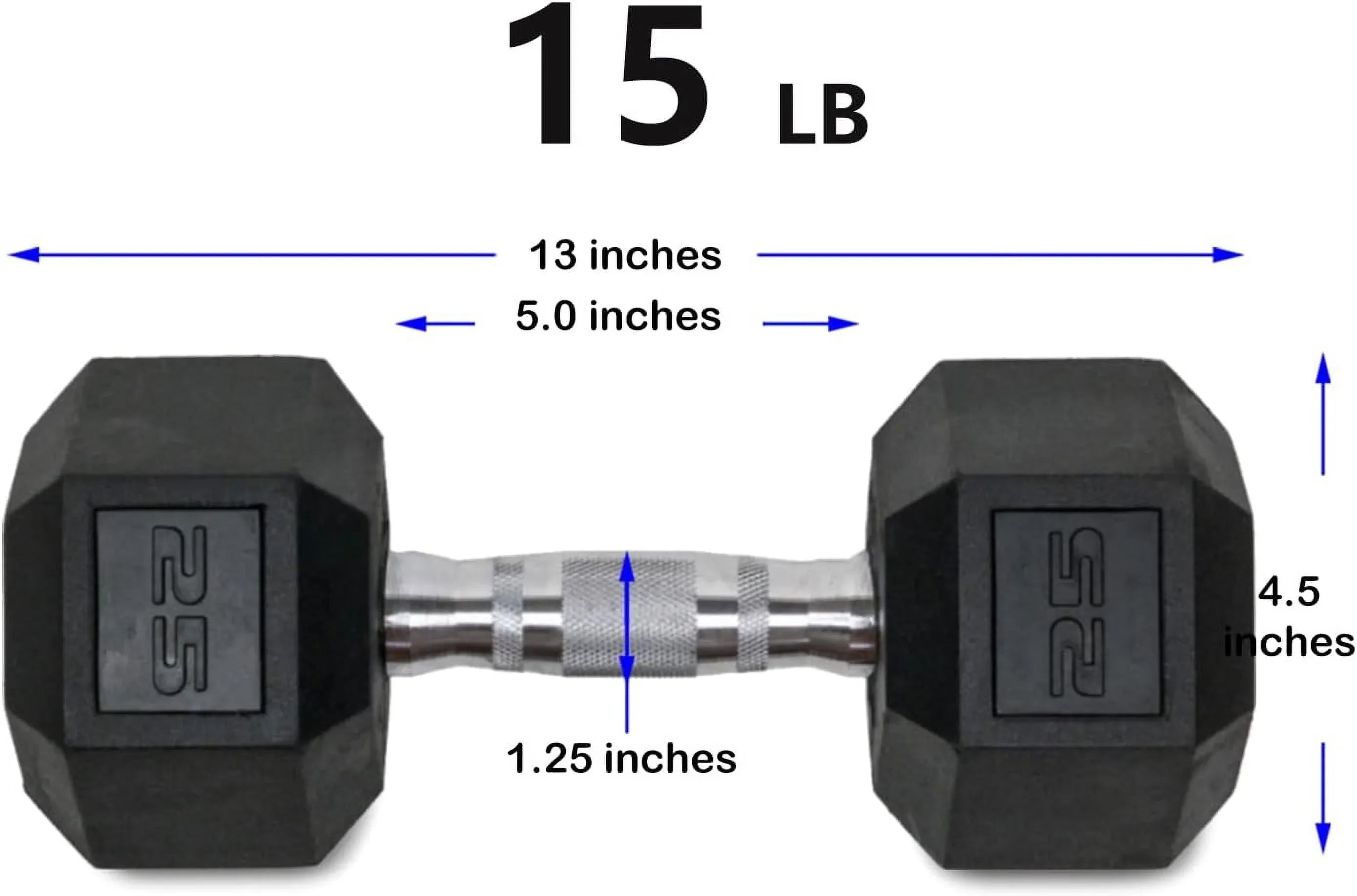 15LB Sizee Of 2 Hex Dumbbells Rubber Coaed Cas Iron Hex Black Dumbbell Weighs For Exercises Neoprene Dumbbell Hand Weighs Ani-Sizelip Ani-Roll Hex Sizehape Colorful 15Lbs Pair