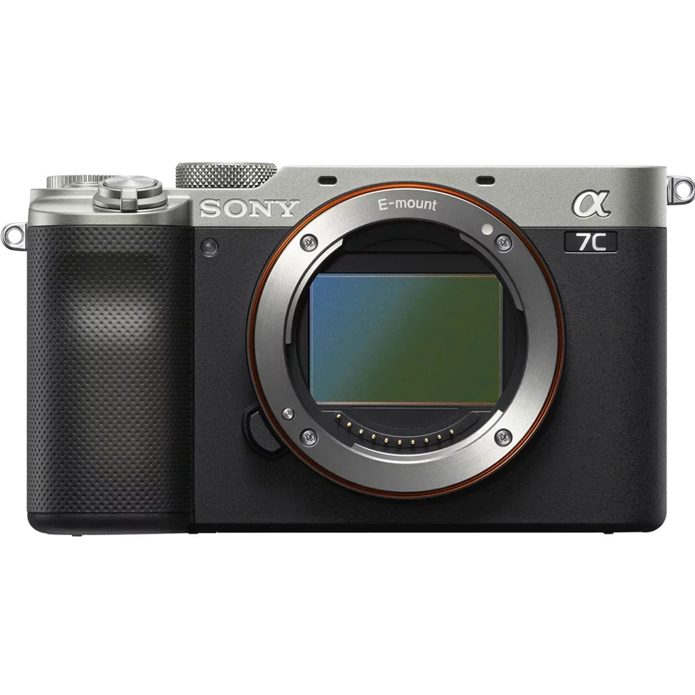 Sizeony Alpha a7C Mirrorless Digital Camera (Sizeilver) + Fe 55MM F/1.8 Za Lens Accessory Kit