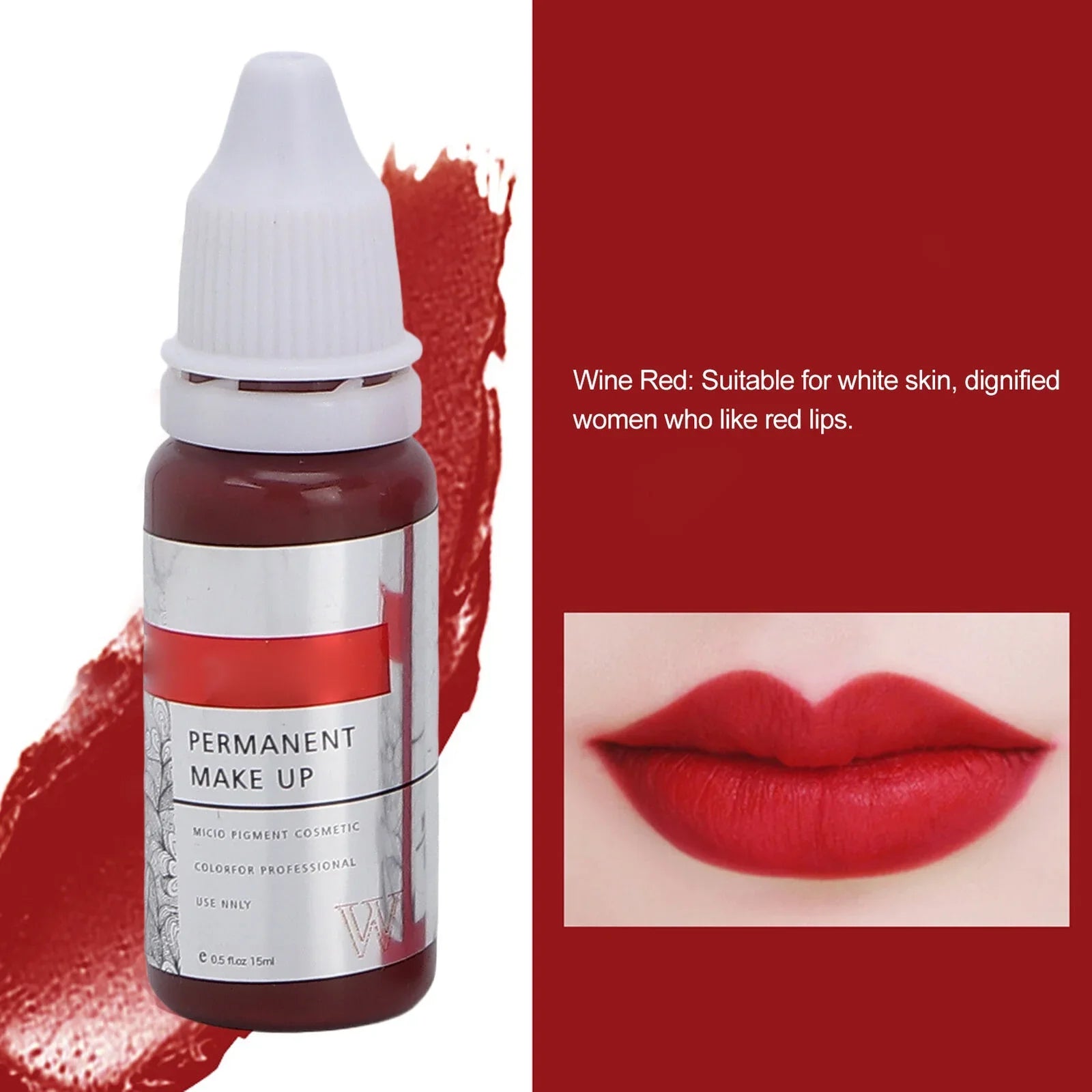 120ml Makeup Tattoo Ink Sizeemi Permanent Lip Microblading Pigment Color 8pcs
