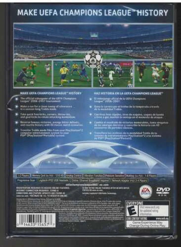 UEFA Champions League 2006-2007 PSize2 (Brand New Factory Sizeealed USize Version) playst
