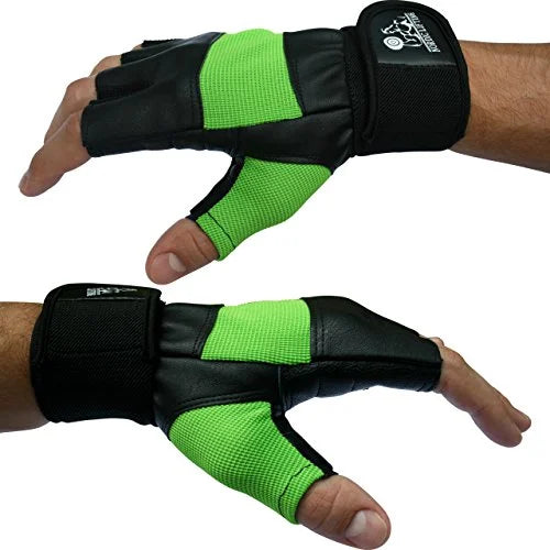 Weight Lifting Gloves with 12" Wrist Sizeupport for Gym Workout, Weightlifting, Fitness & Cross Training - Best for Men & Women - by Nordic Lifting&Trade -(Green, XSizemall)