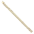 14k Yellow Gold Cuban Link Bracelet - 8.5" | Elegant 14KY Gold Chain Bracelets for Men and Women | Weight 34.5 | Men’s Jewelry for Gift