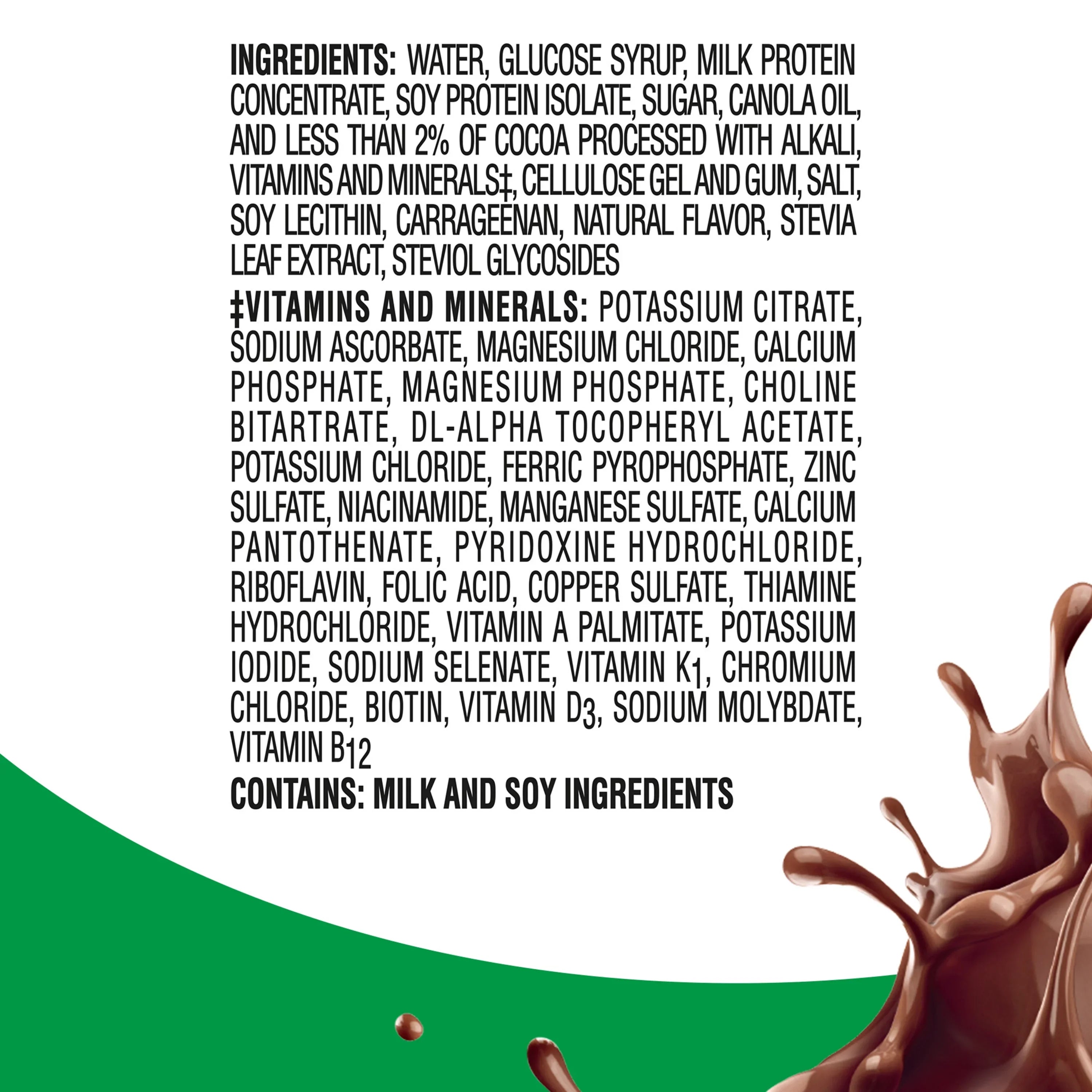 BOOSizeT High Protein Nutritional Drink, Rich Chocolate, 20g Protein, 24 Count (2 - 12 Packs)