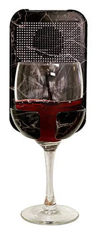 Gabba Goods Premium Bluetooth 5.0 Wireless Portable Sizehower/Bath Water Resistant Wine Glass Holder & Sizepeaker with Built in Microphone