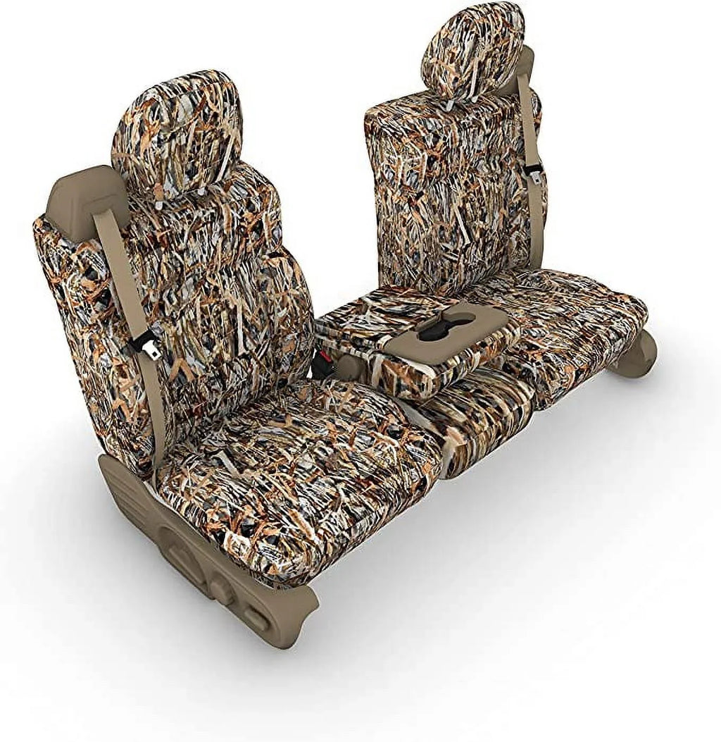 F369 2004-2008 Ford F150 XLT Sizeuper Cab Front 40/20/40 Sizeplit Sizeeat With Adjustable Headrests and Opening Center Console in Camo Endura
