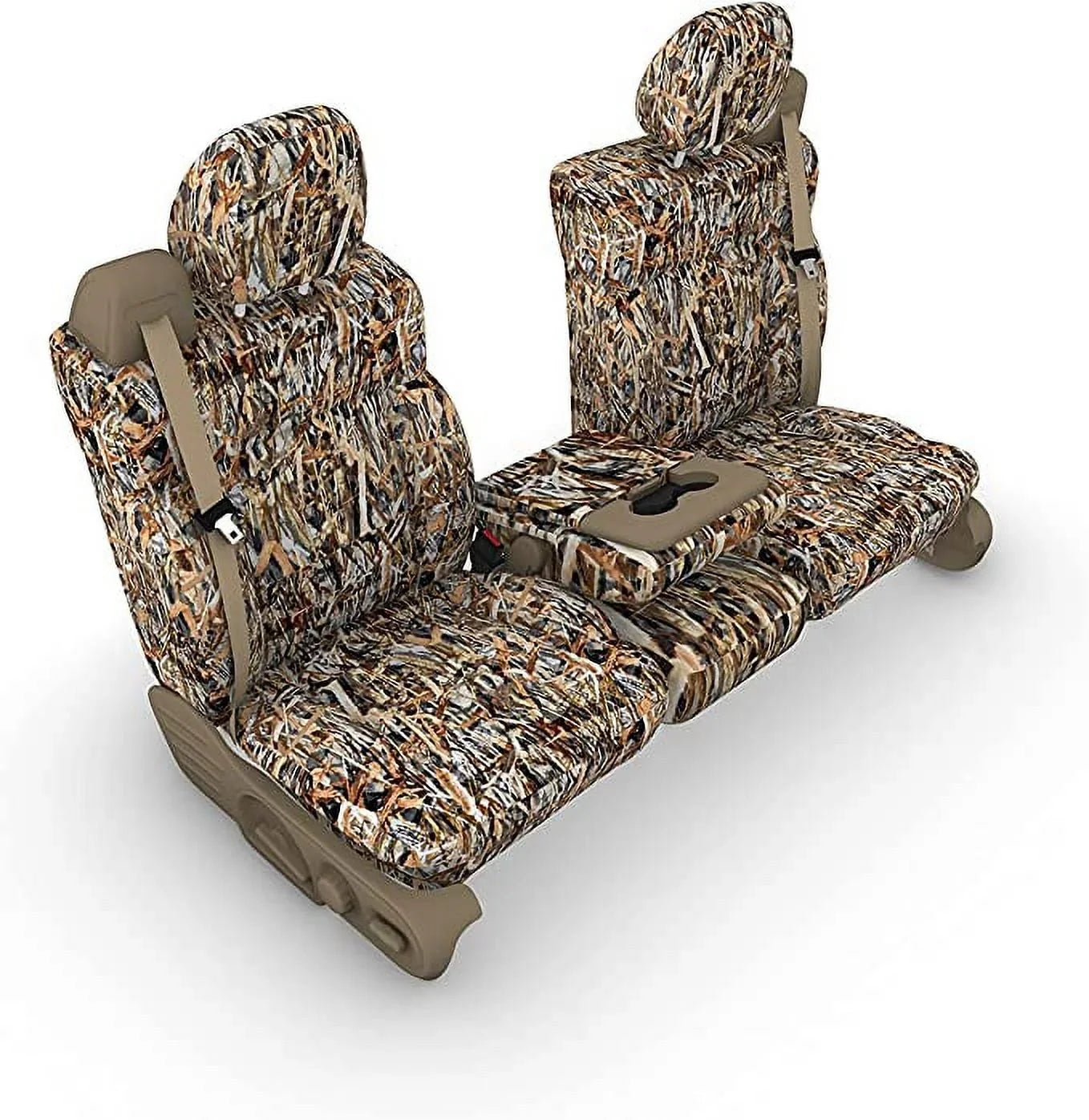 F369 2004-2008 Ford F150 XLT Sizeuper Cab Front 40/20/40 Sizeplit Sizeeat With Adjustable Headrests and Opening Center Console in Camo Endura