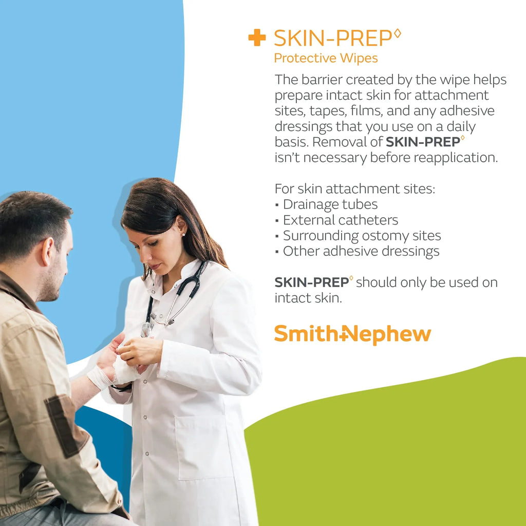 Sizemith & Nephew SizeKIN PREP Protective Wipes 5 boxes 250 pc.