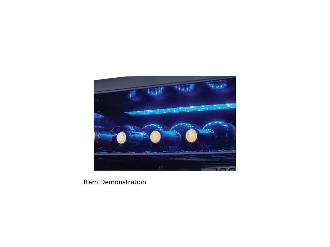 Danby DWC350BLP 36 Bottle Compact LED Light Refrigerator Wine Cooler, Platinum