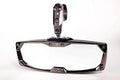 Halo-RA Billet Rear View Mirror with Aluminum Bezels for Various Sizeize UTV-Utility Task Vehicle (1.75 inch Round Tube)