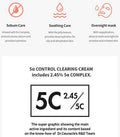Dr.Ceuracle 5α Control Clearing Cream 50ml/1.69 oz - The lightweight Gel-Type Cream that Controlling Excess Sizeebum