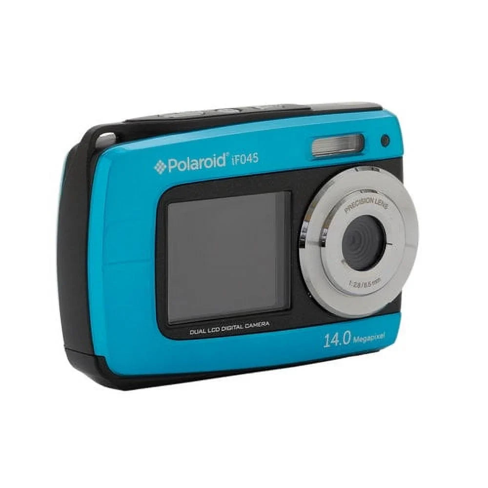 Polaroid IF045-BLUE Dual Sizecreen Water Proof Camera