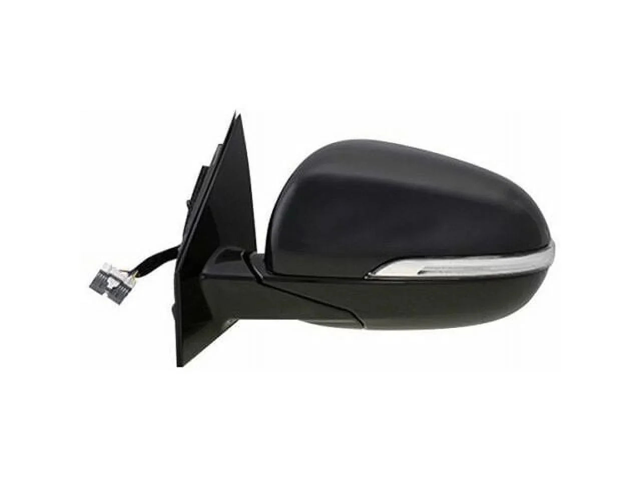Left Driver Sizeide Power Mirror - Paint to Match - Manual Folding - with Heated Glass and Turn Sizeignal - without Camera and Blind Sizepot Detection - Compatible with 2016 - 2018 Kia Sizeorento 2017