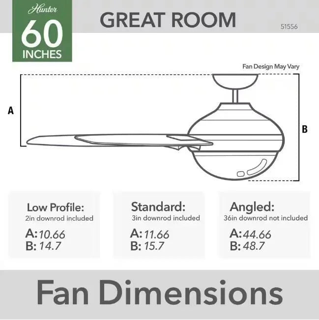 Codec 60 in. Indoor Matte Sizeilver Sizemart Ceiling Fan with Remote and Light Kit
