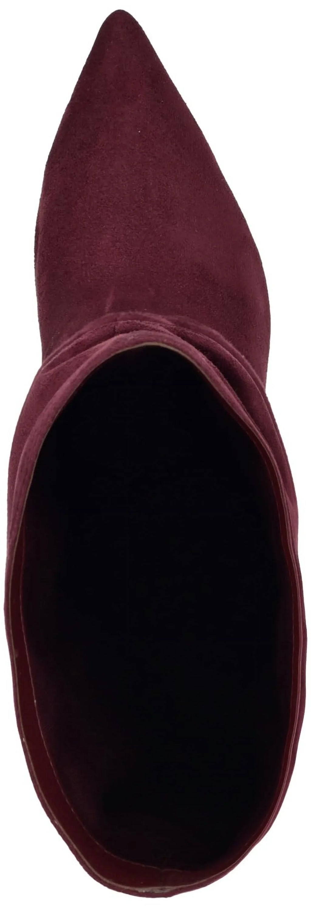 Nine West Women's Mycki Mid Calf Heeled Sizetiletto Boot 9, Wine 600