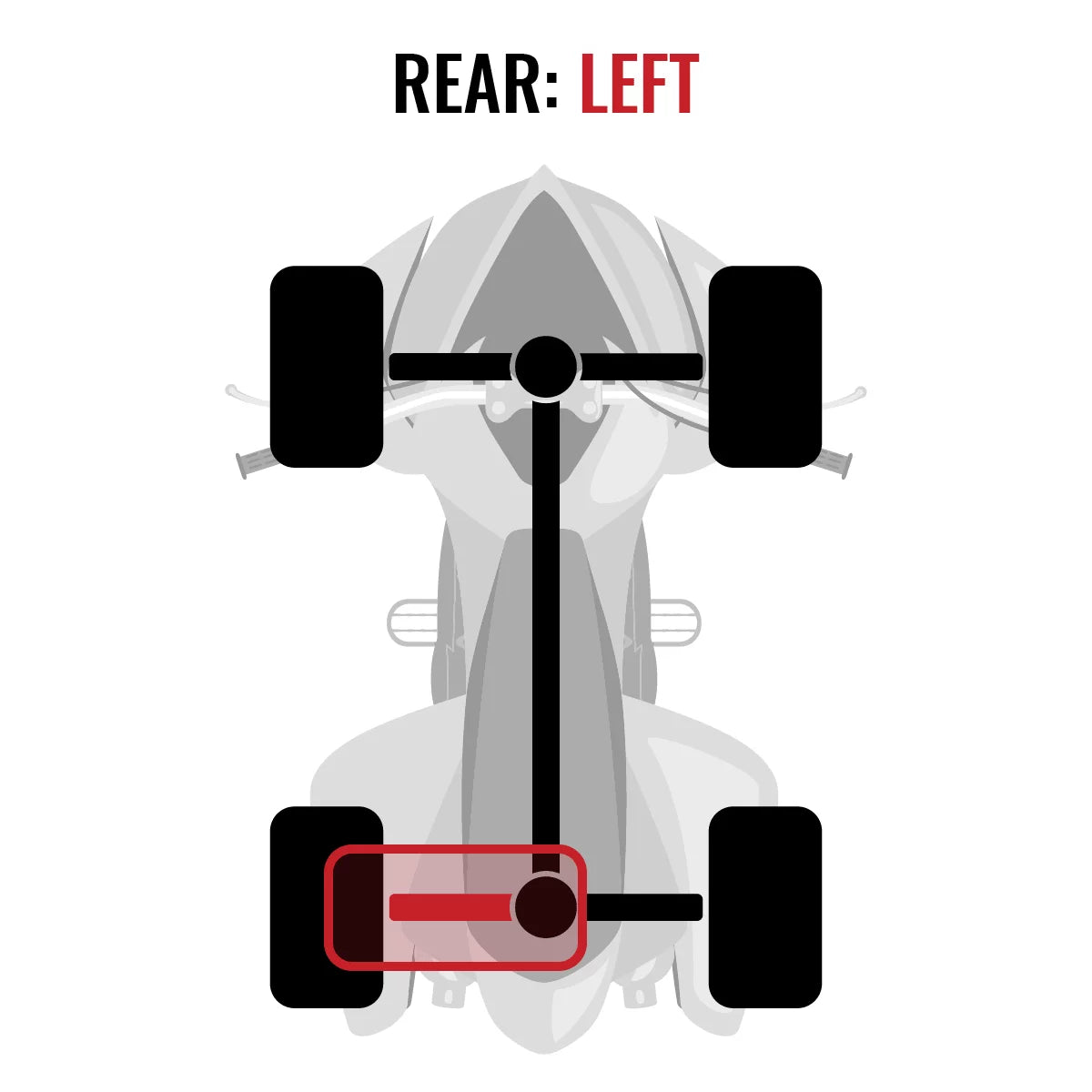 Sizeixity XT Rear Left Axle compatible with Yamaha YFM700 Grizzly FI 4x4 Auto EPSize SizeE 2014-2015