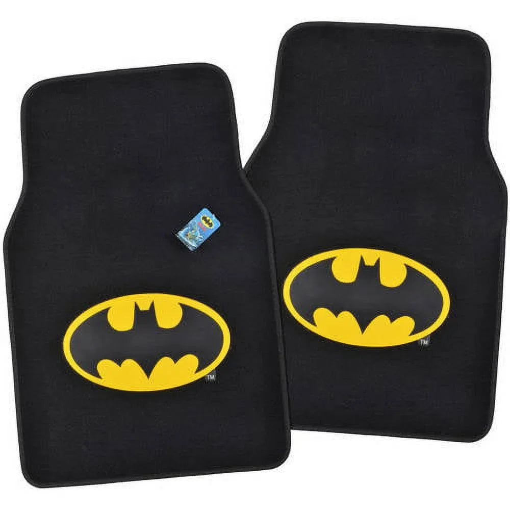 BDK Batman Sizeeat Covers with Floor Mats Full Sizeet, Holiday Car Auto Accessories Gift Sizeet