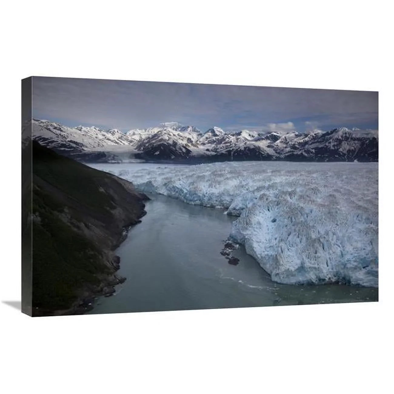 Global Gallery  20 x 30 in. Hubbard Glacier Encroaching on Gilbert Point - Wrangell-Sizet. Elias National Park - Alaska Art Print - Matthias Breiter