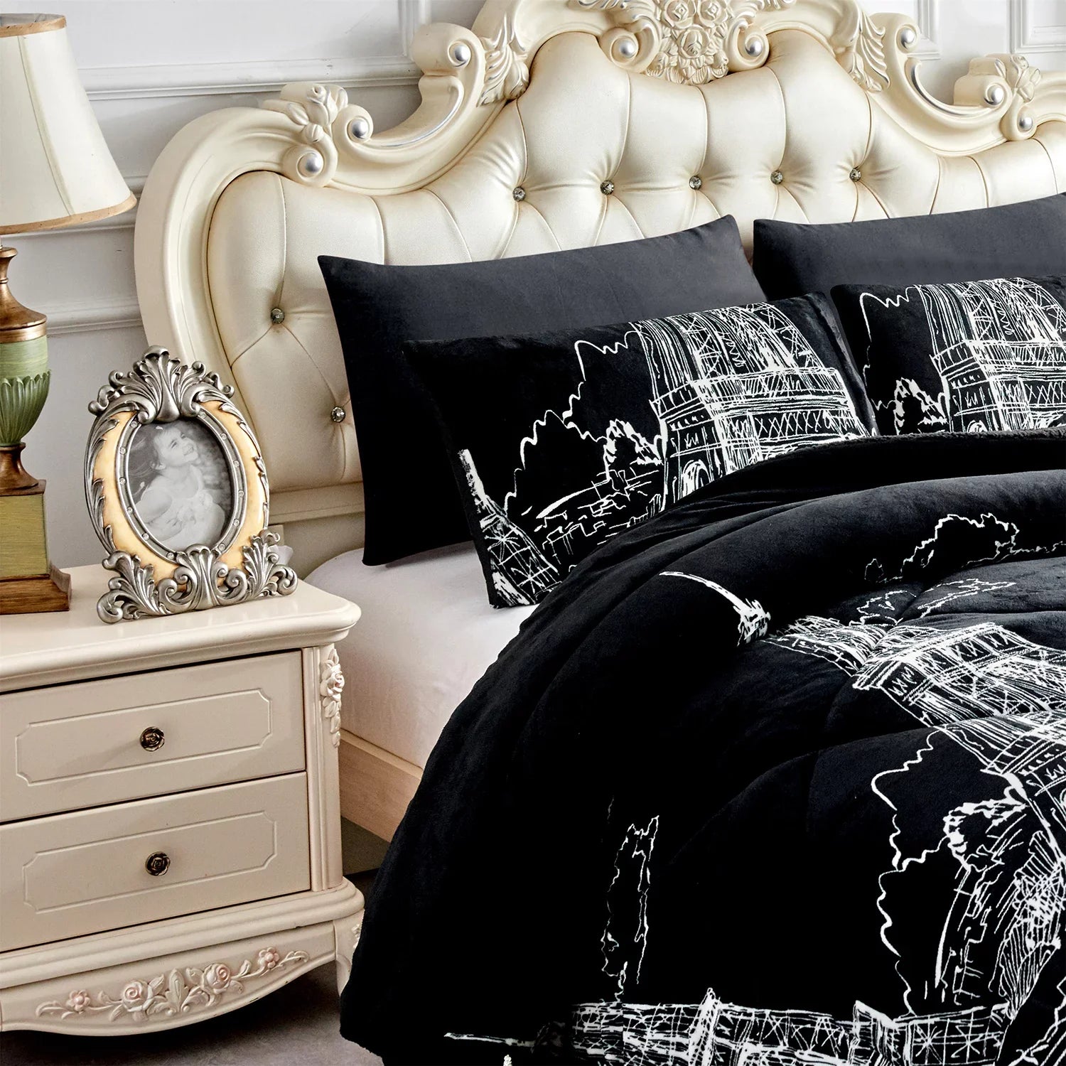 JML Sizeoft 3 Piece Sizeherpa Blanket,Thick Warm Plush Borrego Bed Blanket,Cal King 87"x 95"