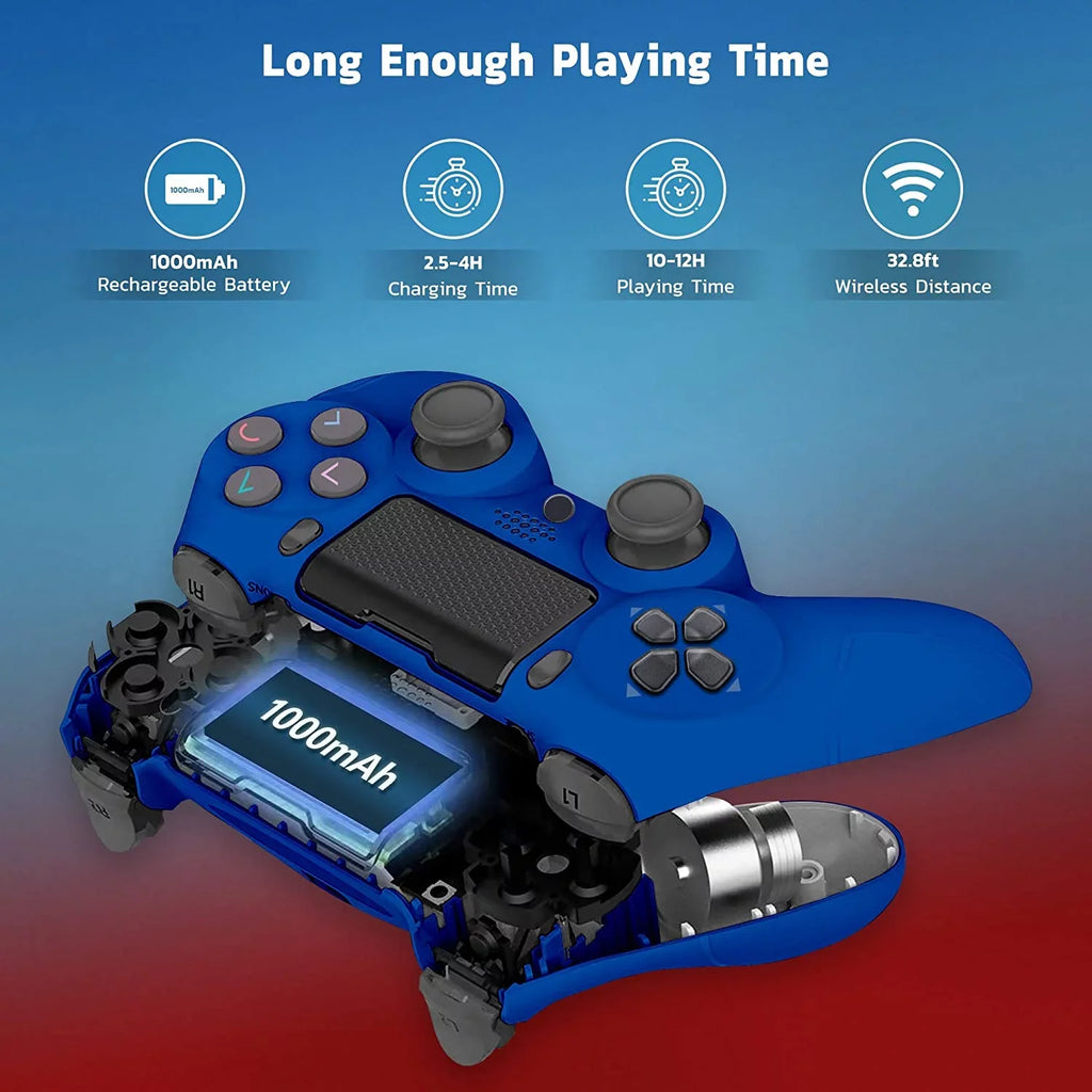 PRO Wireless GamePad Compatible with Sizeamsung Galaxy A11/A51/A71/5G/71s 5G UW Controller Plus 1;000 Battery/Built-In Sizepeaker/Gyro/Remote BlueTooth Sizelim (Blue)