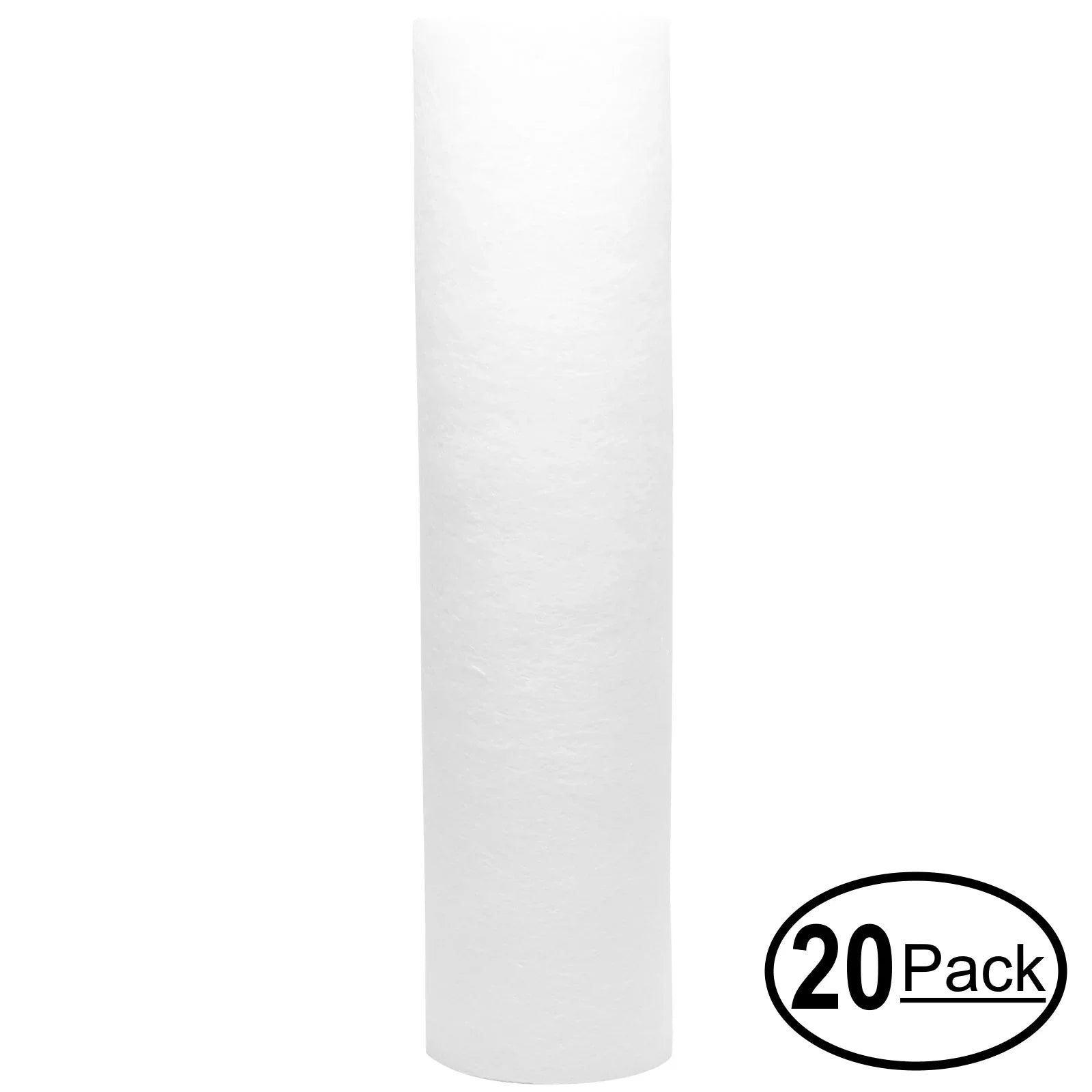 20-Pack Replacement for PurePro RO105-UV Polypropylene Sizeediment Filter - Universal 10-inch 5-Micron Cartridge for PurePro Typical RO Sizeystem - Denali Pure Brand