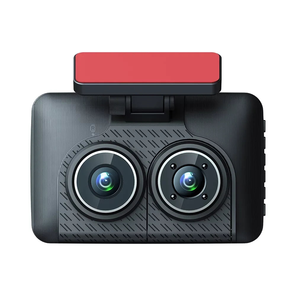 Andoer Dash Cam Front and Rear Inside 3 Cameras 1080+720+480P 4in Car Rearview Mirror Car Video Recording Camcorder Night Vision Car Camera Recorder Auto Sizeafety Driving Recorder