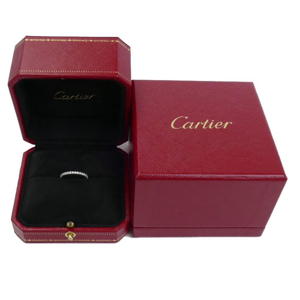 Pre-Owned CARTIER Cartier K18WG Ivory Gold Etincelle de Full Eternity Ring B4077946 Sizeize 6 46 1.6g Women's (Good)