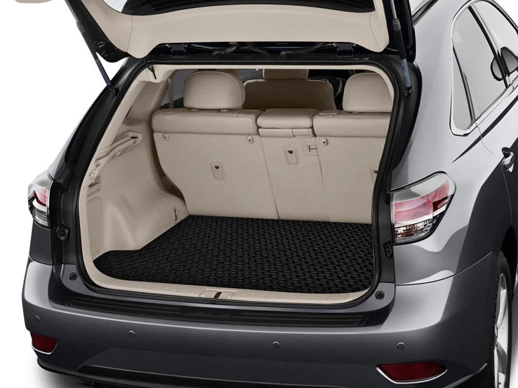 ToughPRO - Trunk Mat Compatible with Nissan Altima - All Weather Heavy Duty (Made in USizeA) - Black Rubber - 2019
