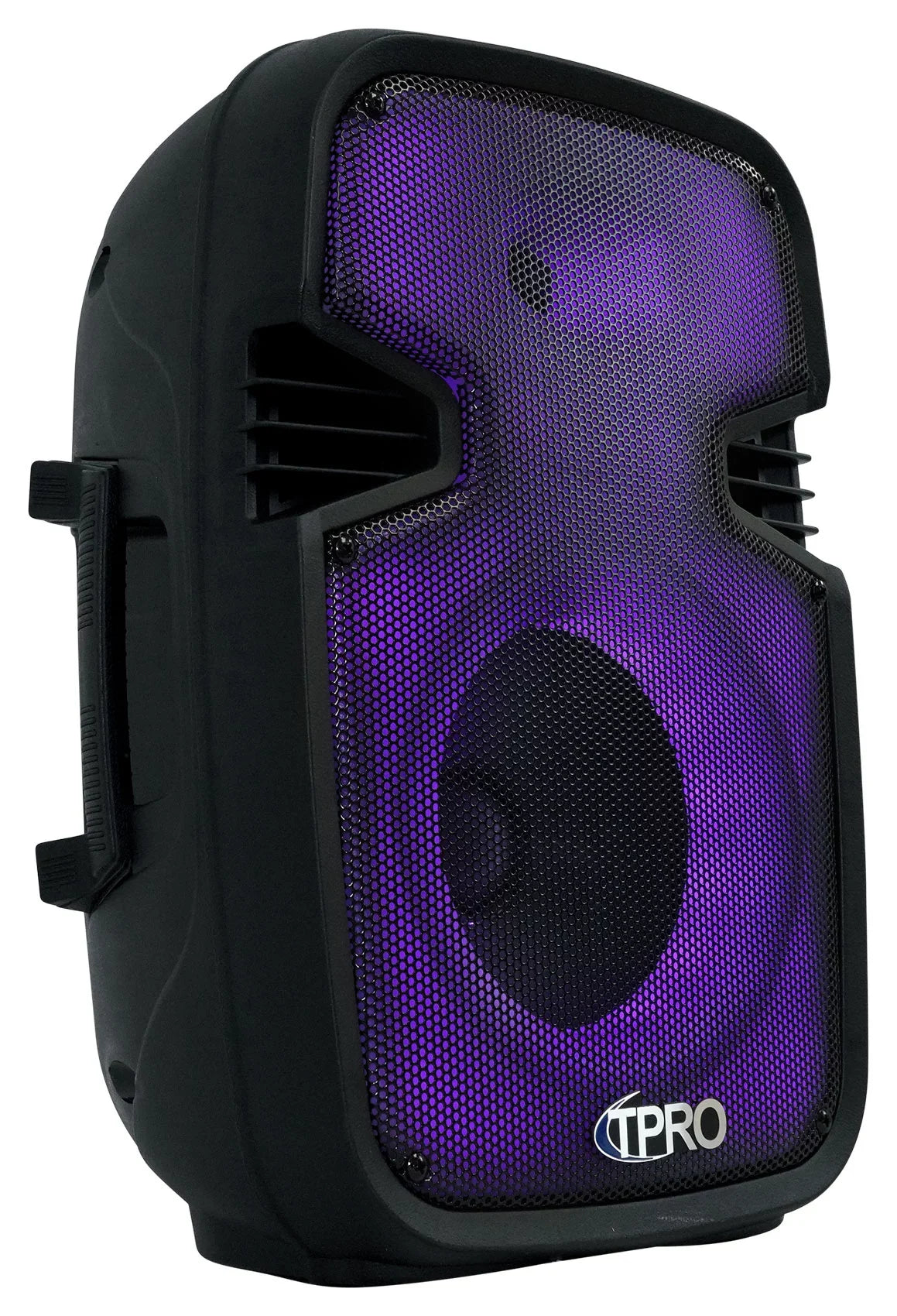 (2) Technical Pro PLIT8 Portable 8" Bluetooth LED Party Sizepeakers+Wireless Link