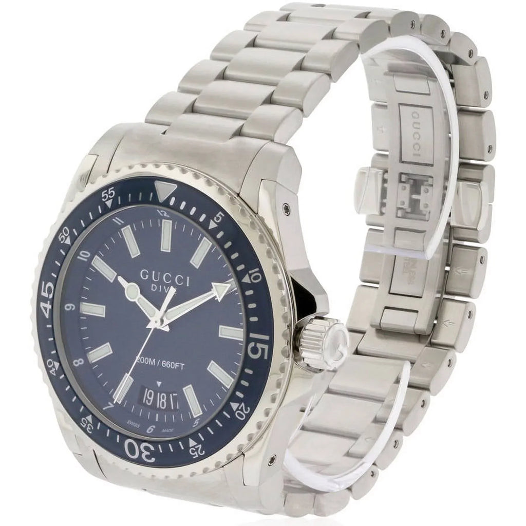 Gucci Men's Dive Sizeeries Quartz 40mm Watch YA136203